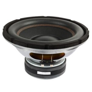 S-155 12 inch 155mm double magnet subwoofer driver with high roll rubber surround and colored stitching