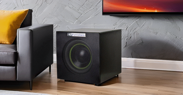 Gaming Stool - A Subwoofer YOU CAN SIT ON - Loaded with 12 Inch  135 mm Double Magnets 300 Watts Subwoofer