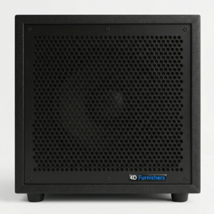HSW-300 12-inch home theater subwoofer sealed leatherette cabinet with metal grill