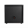 Heavy duty binding post connectors on rear panel of HSW-400 12 inch 400W RMS passive home theater subwoofer
